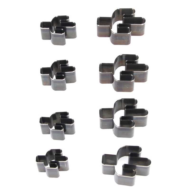 8pcs Leather Shape Punch Cutter Mold High Carbon Steel Hollow