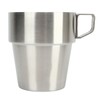 4PCS Camping Double Layer Cups Stainless Steel Food Grade Plastic
