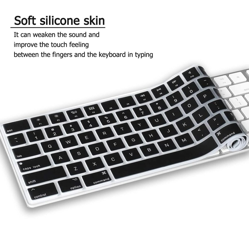 Silicone Keyboard Cover for Apple Magic Keyboard with Numeric Keypad