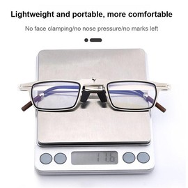 Foldable reading glasses German anti-lost mobile phone stand ultra-light folding reading glasses - Specification: 3pcs