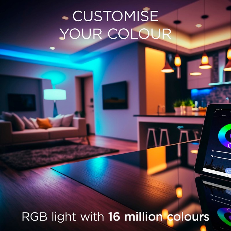 Integral LED 5m RGB Strip Light, WiFi & Smart App