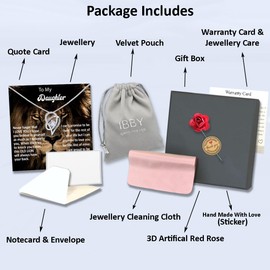 Daughter Necklace, Daughter Gifts from Father to Daughter, Dad to Daughter Gift, Birthday Gift for Daughter