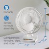 Lasko Personal Table Fan with Storage Tray, 2 Quiet Speeds,