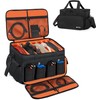 IBVIVIC DJ Cable File Bag with 6 Detachable Dividers High