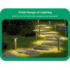 EDISHINE 6 Pack Low Voltage Landscape Lights, Square Modern Aluminum