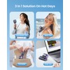 Kimguard Handheld Portable Turbo Fan with Ice Cooler, Speed (1-199)