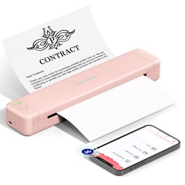 Phomemo P831 Portable Printers Wireless for Travel - 300 DPI Bluetooth Thermal Printer Support 8.5x11 US Letter & A4 Regular Copy Paper, Inkless Printer Compatible with Mobile & Laptop for Home Office