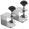 2Pcs Drawer Front Installation Clamps Fast Jig Cabinet Tool Stainless