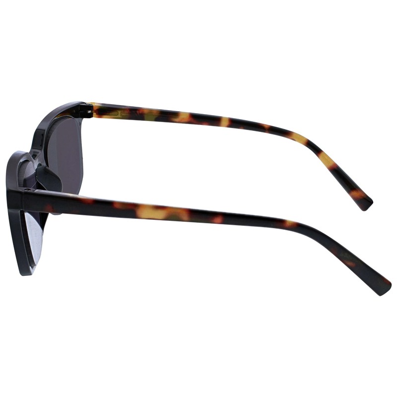 Opulize KOI Sunglasses - Large Rectangular Frame - Tinted Lenses