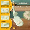 2 in 1 Dumpling Maker,Dumpling Skin Make,Quick and Easy Dumpling