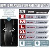 Nisrok Knee Wraps (1 Pair) 7mm Neoprene Compression Knee Brace,
