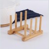 Bamboo Wooden Dish Rack Dishes Drainboard Drying Drainer Storage Holder