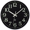 Warminn Atomic Wall Clock with Glow in Dark Silent Non