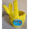 Greenbrier Yellow Peeps Plush Easter Basket with Handle 10 Inch,