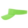 Lime Green Sun Visor Hat - Single Piece