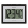 La Crosse Technology 513-1422S Atomic Digital Silver Clock with Indoor
