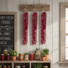 Laiiqi 6 Pcs Artificial Pepper String Fake Vegetables Chili Peppers