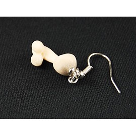 Miniblings Mushroom Earrings Mushroom Pendant Magic Mushroom Mushrooms - Handmade Fashion Jewellery I Earrings Silver Plated, Resin