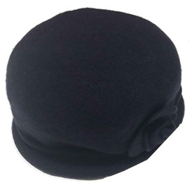 Parkhurst Women's Spencer Wool Cloche Hat (Navy)