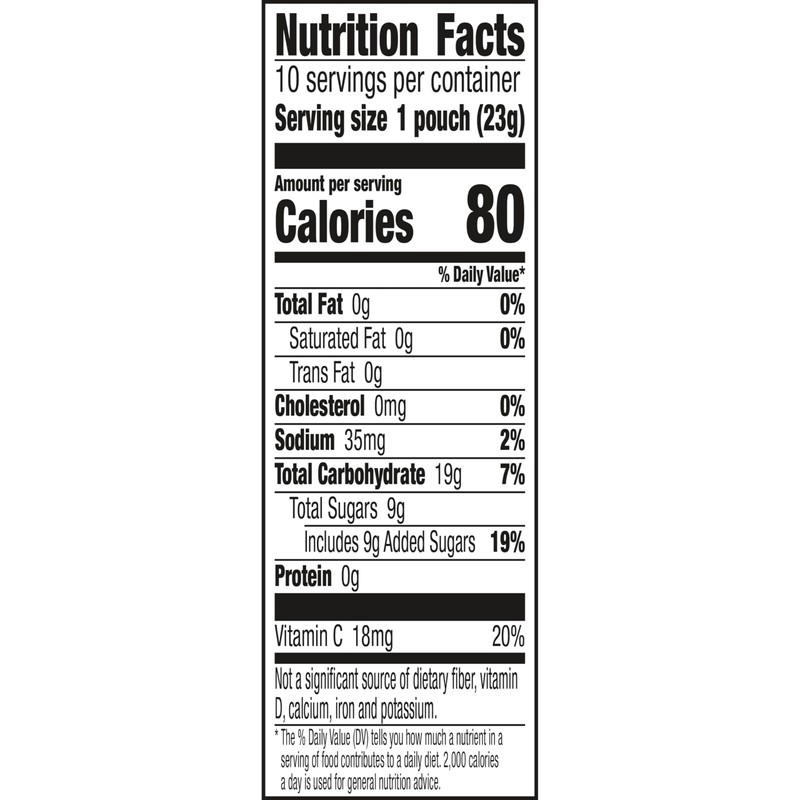 Gabby's Dollhouse Fruit Flavored Snacks, Treat Pouches, Gluten Free, 10