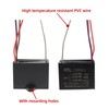 AKZYTUE CBB61 Capacitor 4.5uf+6uf+5uf 350V AC Ceiling Fan 4 Wire