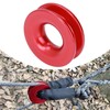 Recovery Ring Winch Snatch Pulley Aluminum Alloy for ATV UTV