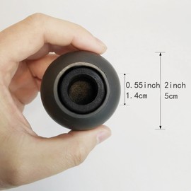 TAGUTA Camping Chair Anti Sink Rubber Ball Feet Anti Slipery Set of 4 Stability Outdoor Chair Leg Cap Fishing Hiking Uneven Floor Portable with A Mesh Sport Bag Inner Diameter(Fits 14mm Legs)