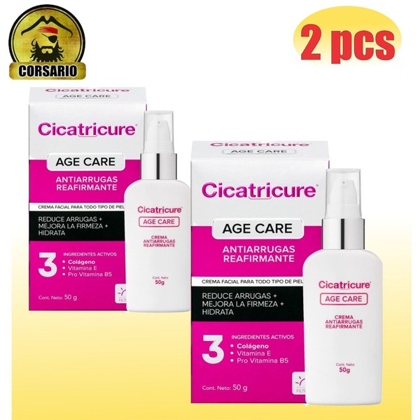 Cicatricure Age Care Firming Facial Cream -50Gr / 1.76Oz-PACK X 2
