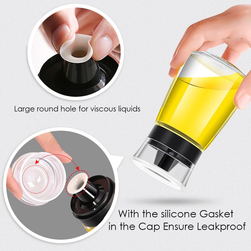 TINMIX Leak-proof Oil Dispenser Bottle for Outdoor Camping, 160 ml/5.4
