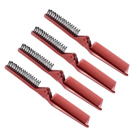 Baluue 4pcs Portable Anti-static Hair Combs Design for Travel Salon Daily Use Lightweight Styling Tools for Home Barber Shops