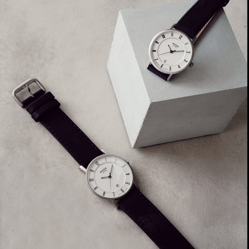 Boccia Men's Analogue Quartz Watch with Leather Strap – B3533-03