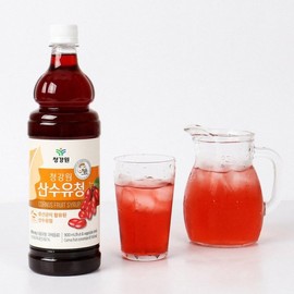 (자연초)산수유 엑기스 900ml 산수유청 원액 청강원 (Organic) Cornus Officinalis Extract 900ml Cornus Officinalis Syrup Pure Cheonggawang