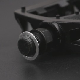 MiOYOOW 10 Bicycle Pedal Washers 20/15 mm (OD/ID) Pedal Spacer Stainless Steel Pedal Seals for 9/16 Inch MTB Road Bike Pedals