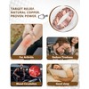 Feraco Pure Copper Magnetic Bracelet for Men,3X Strength Magnets Jewelry