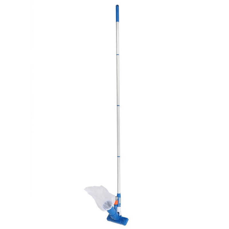 Portable Pool Vacuum Jet with 4 Section Poles Underwater Cleaner