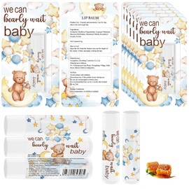 30 Pack Bear Baby Shower Bulk Lip Balms Games Prizes Party Gifts for Guests Friends Colleagues Gender Reveal Favors Decorations Souvenirs Baby Gift Bags Stuffers(Bear)