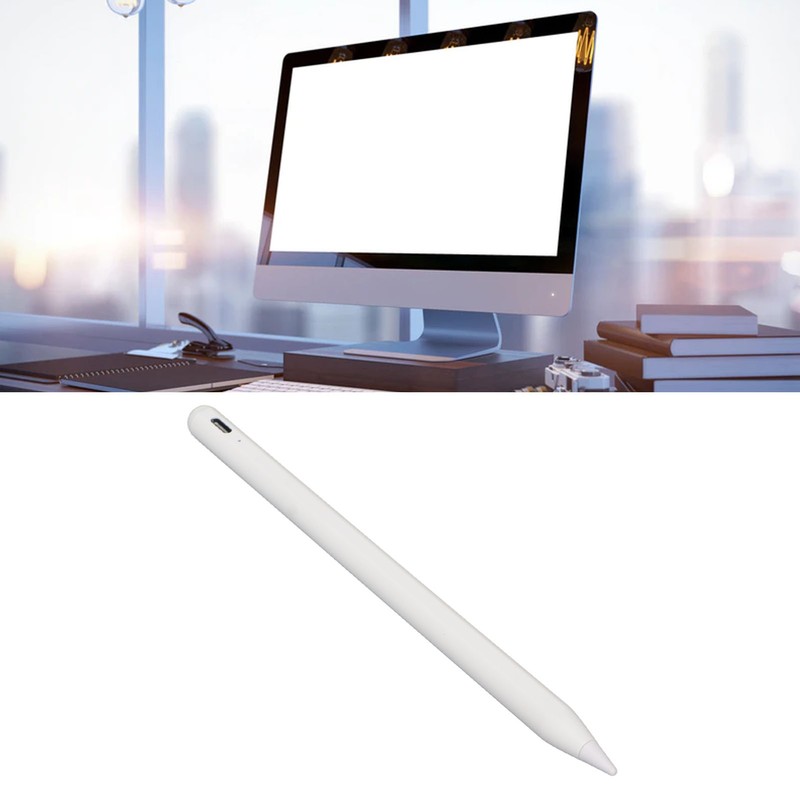 For IOS Tablet Stylus White Magnetic Tip Replaceable Low Delay