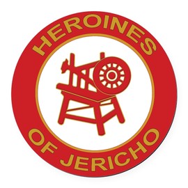 CafePress Heroines of Jericho Round Car Magnet, Magnetic Bumper Display