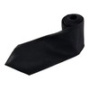 Black Tie Mens Formal Wear Plain Wedding Party Business Funeral