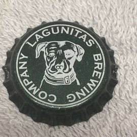 1” NEW! Lagunitas Brewing Co Refrigerator  Crown Bottle Cap Magnets Green