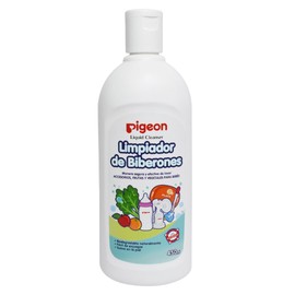 PIGEON | Limpiador Liquido para Biberones Recien Nacido - Tetinas y Accesorios de Bebé | Limpiador Multiusos Frutas y Verduras - Elimina Bacterias | Kit de Viaje Cosas para Bebes Recien Nacidos 450ml
