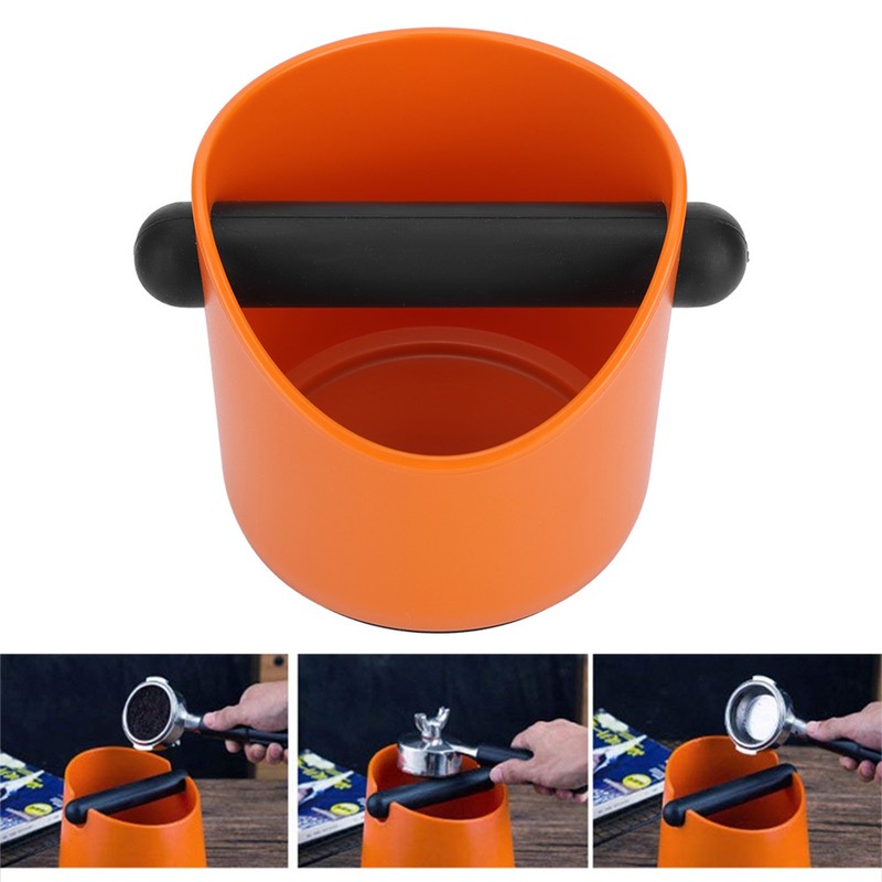 Mini Coffee Grounds Container NonSlip Straight Port Household Grind Bucket