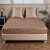 AiMay 4 Piece Queen Size Satin Bed Sheet Set Deep