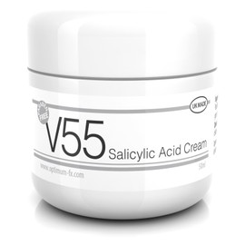 V55 Salicylic Acid Cream for Spots Blackheads Blemishes and Problem Skin Suitable and Safe for those Prone to Acne - Paraben and Cruelty Free - 50 grams