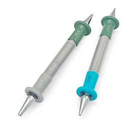 SENROG 2-Pieces Dual Head Spring Loaded Nail Punch Set, 1/32"&1/16", 3/32"&1/8" Hammerless Nail Punch Tool for Wood,Metal.