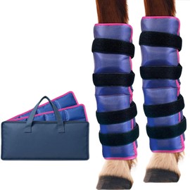 Handbag Ice Boots - Ice Pack Horse Legs Cool Horse Leg Wraps for Hockey, Ankles, Knees, Legs, Boots and Hoops Horse Studs AndHorse Supplies, A Favorite Gift for Horse Lovers 2PCS