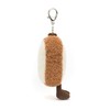 Jellycat Clip-On Keychain Bag Charm Collection, Toast