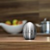 Xavax Analogue Timer (Egg Timer with Timer Function, Stainless Steel