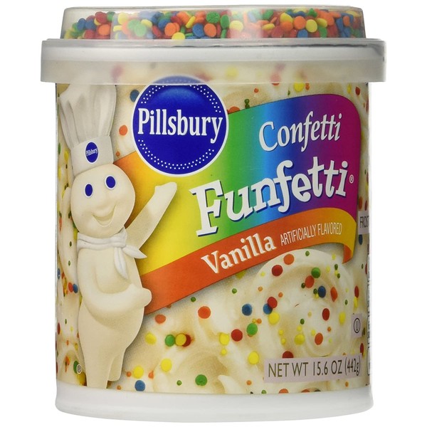 Pillsbury Confetti Funfetti Frosting Vanilla