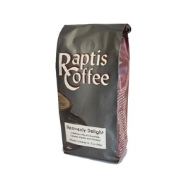 Raptis Coffee Roasters Heavenly Delight Ground Coffee 12oz bag